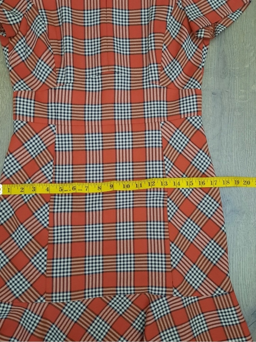 Brooks Brothers Plaid Flounce Hem Dress - Picture 12 of 15
